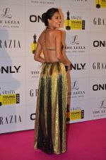 Lisa Haydon at Grazia Young awards red carpet in Mumbai on 13th April 2014